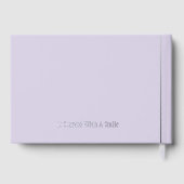 カップル名の確立日年金ゴールド ゲストブック (裏面)