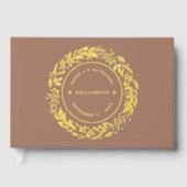 カップル名の確立日年金ゴールド ゲストブック (正面)