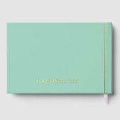 カップル名の確立日年金ゴールド ゲストブック (裏面)