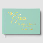 カップル名の確立日年金ゴールド ゲストブック (正面)