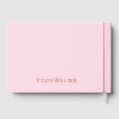 カップル名の確立日年金ゴールド ゲストブック (裏面)