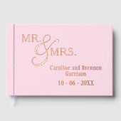 カップル名の確立日年金ゴールド ゲストブック (正面)