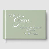 カップル名の確立日年金ゴールド ゲストブック (正面)