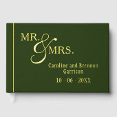 カップル名の確立日年金ゴールド ゲストブック (正面)