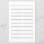 カップル名ゲームブライダルシャワーゲーム (裏面)