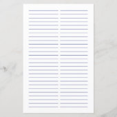 カップル名ゲーム海軍ブルーブライダルシャワーゲーム (裏面)