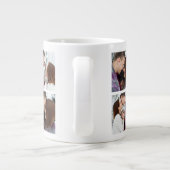 カップル名バレンタインデーカスタムの写真 ジャンボコーヒーマグカップ (裏面)