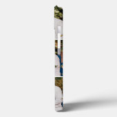 カップル名モダン3枚の写真コラージグリッド Case-Mate iPhoneケース (裏面 / 左)