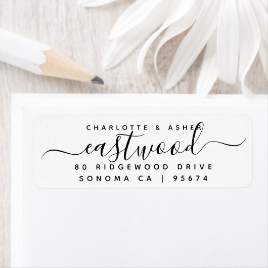 カップル名差出人住所ラベル ラベル (インサイチュ)
