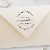 カップル名結婚の差出人住所 セルフインキングスタンプ