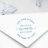 カップル名結婚の差出人住所 セルフインキングスタンプ