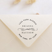 カップル名結婚の差出人住所 セルフインキングスタンプ