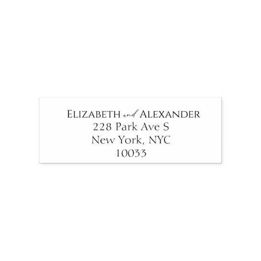 カップル名 |差出人住所結婚のスタンプ セルフインキングスタンプ (デザイン)