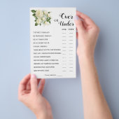 カップル向けシャワーゲームカード チラシ (ハンドル)