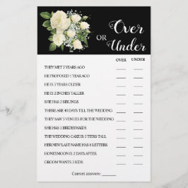 カップル向けシャワーゲームカード チラシ