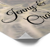 カップル向けパーソナライズされたフォトポスター ポスター (角)