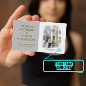 カップル呼び出しカード – 写真wグ縁どレーグ 名刺