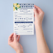 カップル地中海ののゲーム結婚カードのメモ チラシ (ハンドル)