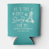 カップル妻の夫かわいいマッチングクルーズバケーション 缶クーラー (正面)