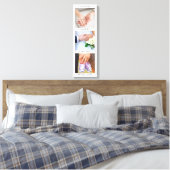 カップル婚約したの写真結婚したを期待するラブストーリー キャンバスプリント (インサイチュ (寝室))