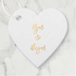 カップル婚約の名前結婚と名前のお祝い フェイバータグ