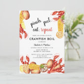 カップル婚約サマークロウフィッシュ 招待状 (スタンド正面)