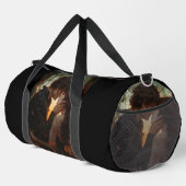 カップル愛おとぎ話ラージダッフェルバッグ ダッフルバッグ (右コーナー)