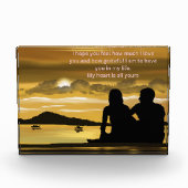 カップル愛のギフトフォトブロック フォトブロック (正面)