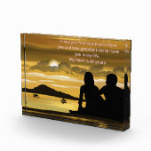 カップル愛のギフトフォトブロック フォトブロック (右)