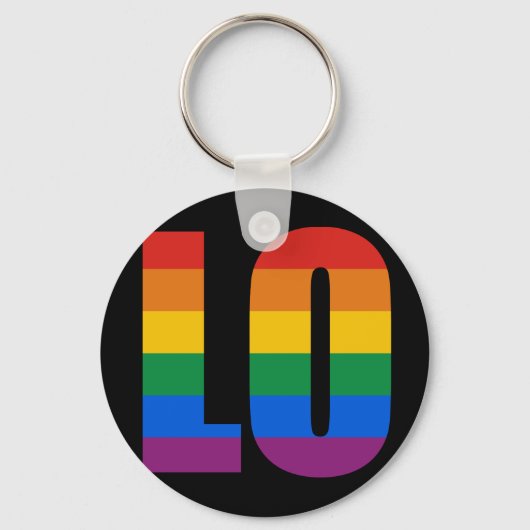 カップル愛の手紙 – LO キーホルダー (正面)