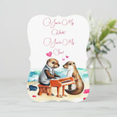 カップル愛情挨拶カード (スタンド正面)