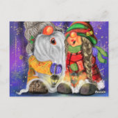 カップル抱き格言歌ハッピーソング – 誕生日 ポストカード (裏面)