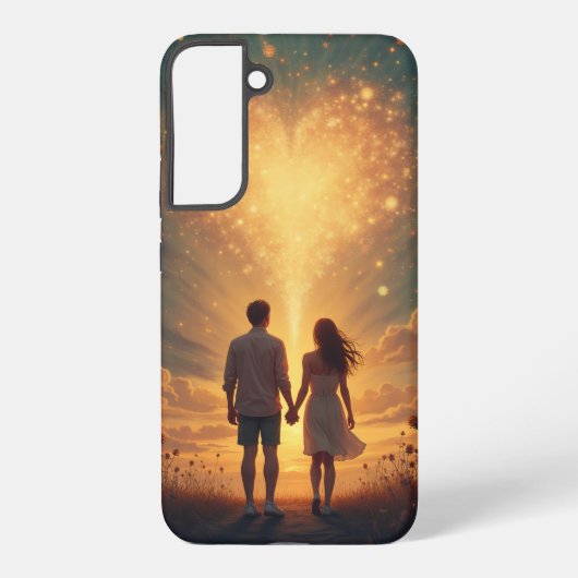 カップル携帯ケース SAMSUNG GALAXYケース (裏面)