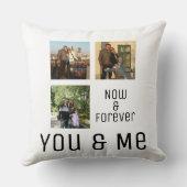 カップル数々のの写真ギフト装飾用クッション クッション (裏面)