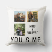 カップル数々のの写真ギフト装飾用クッション クッション (正面)