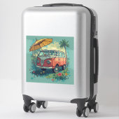 カップル旅行車 シール (スーツケース)