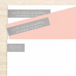 カップル日付の色をカスタム保存 ラップアラウンドラベル