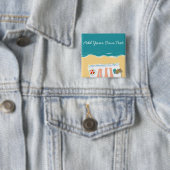 カップル日光浴パーソナライズされた旅行 缶バッジ (インサイチュ)