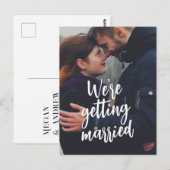 カップル映画のポスターの結婚写真 ポストカード (正面/裏面)