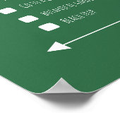 カップル最高ののギフトバケットリストポスター ポスター (角)