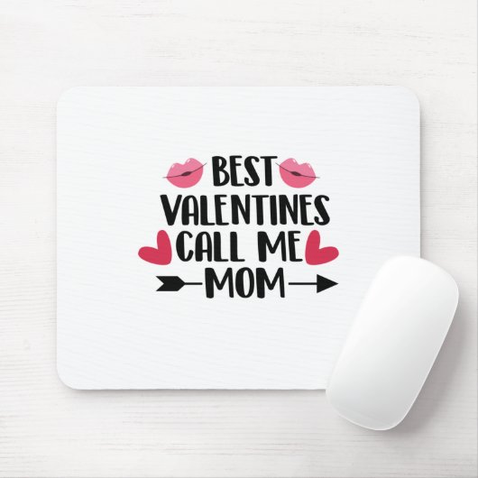カップル最高のギフトバレンタイン私をママと呼ぶ マウスパッド (マウス)