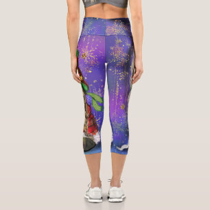 カップル格言幸せなクリスマスソングを歌う – おもしろい カプリレギンス