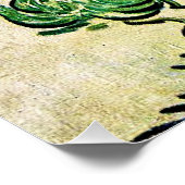 カップル歩くと三日月の風景 ポスター (コーナー)