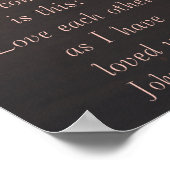 カップル歩くビーチアットサンライズジョン15 12 ポスター (角)