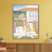 カップル歩く キャンバスプリント (インサイチュ (リビング))