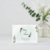 カップル用のグリーティングカード 名刺 (スタンド正面)