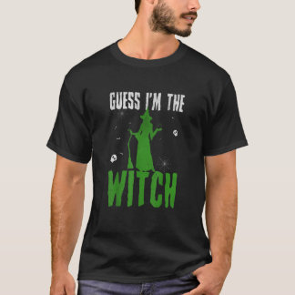 カップル用の魔女ハロウィーンの衣装 Tシャツ