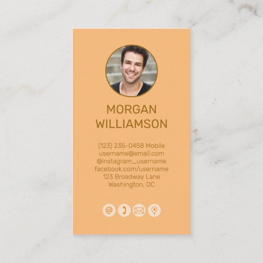 カップル用個人通話カード 名刺 (裏面)