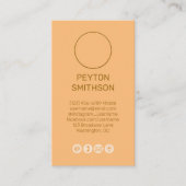 カップル用個人通話カード 名刺 (正面)