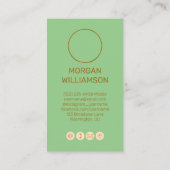 カップル用個人通話カード 名刺 (裏面)